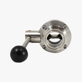 1.5" Tri Clamp stainless butterfly valve