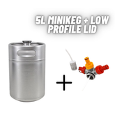 5L Kegland MiniKeg plus Low Profile Lid