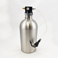 Growler dispense fitting