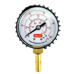 8mm (5/16) Push in Pressure Gauge 0-15psi