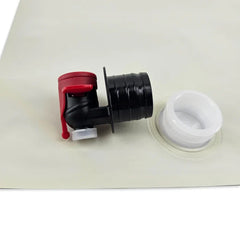 5L Blank Eggshell Stand Up Bladders with Tamper Sealed Tap