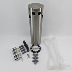 4 tap Stainless Steel Beer Tower