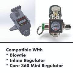 Digital Illuminated Mini Gauge / Dial 0-90psi
