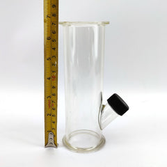 2" Tri-Clover - Hop Bong - Sight Glass with Black Bottle Cap
