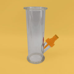 2" Tri-Clover - Hop Bong - Sight Glass with Black Bottle Cap