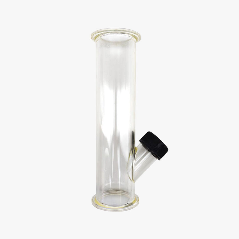 1.5" Tri-Clover - Hop Bong - Sight Glass with Black Bottle Cap