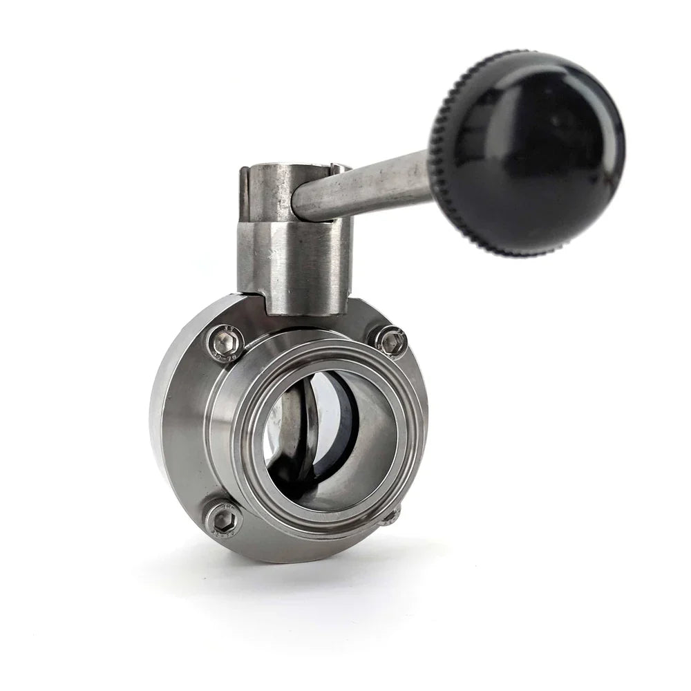 2" Stainless Steel Tri Clamp butterfly valve