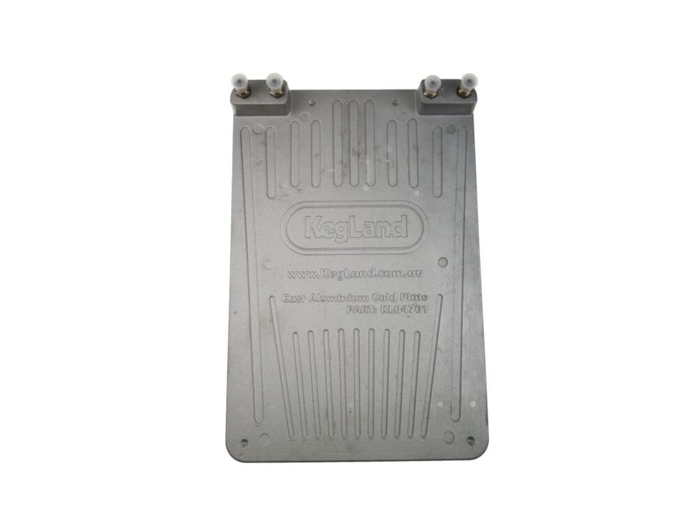 Kegland Cast Aluminium Cold Plate - Two Circuit/Lines