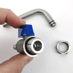3/8 Mini Ball valve Assembly with Rotating Arm