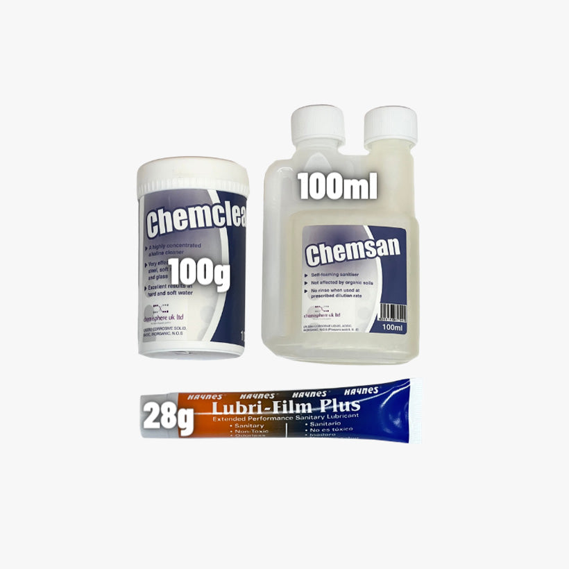 Brewery Chemicals and Lube Starter Kit