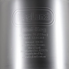 5L Kegland MiniKeg plus Low Profile Lid