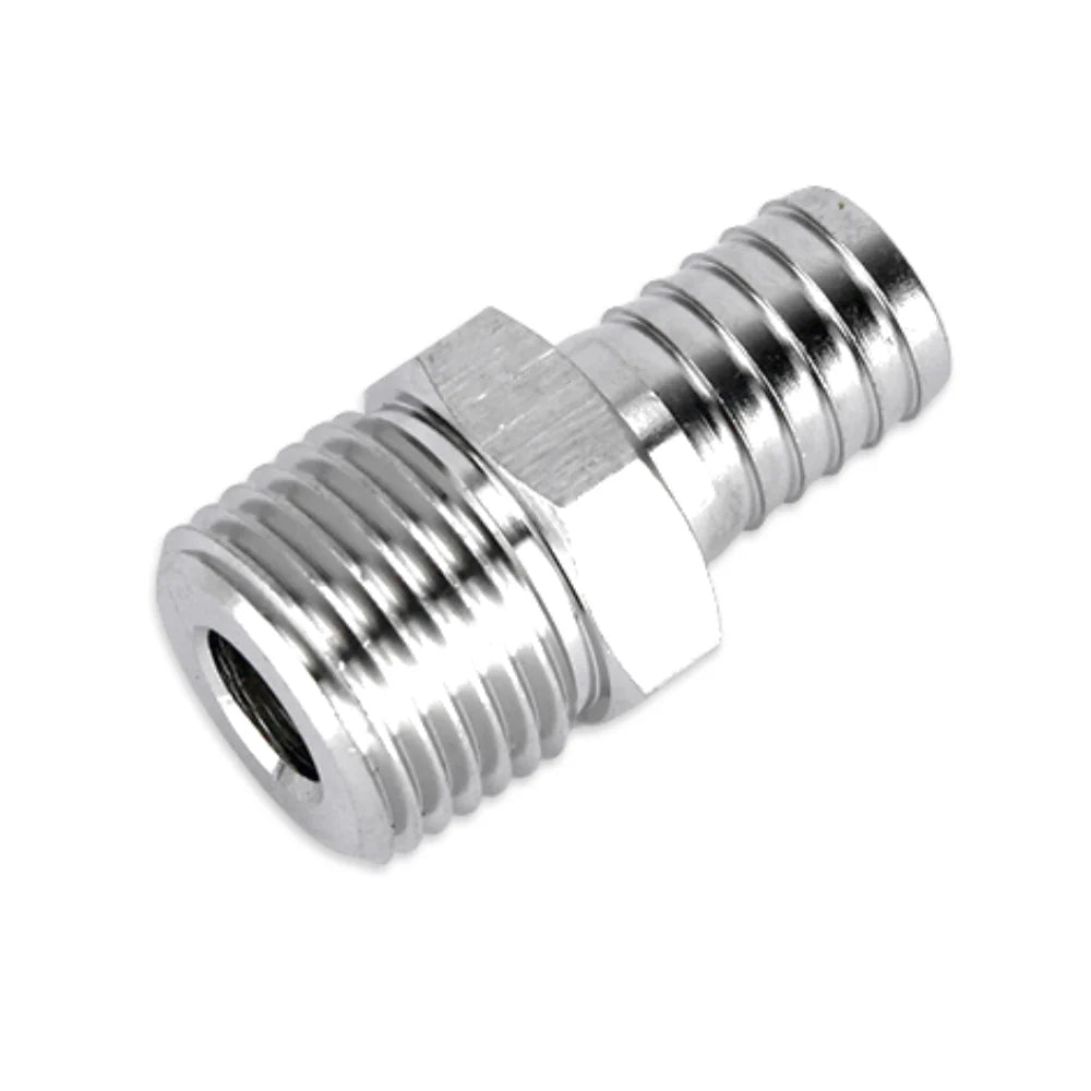 1/2 Inch BSP Male x 13mm Barb Stainless Steel Fitting