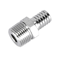 1/2 Inch BSP Male x 13mm Barb Stainless Steel Fitting