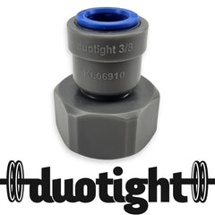 duotight - 9.5mm (3/8”) Female x 5/8” Female Thread (suits Keg Couplers and Tap Shanks)