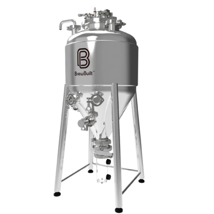 53L BrewBuilt X3 Uni Conical Fermenter - Jacketed Stainless Steel (14gal) - Complete Kit