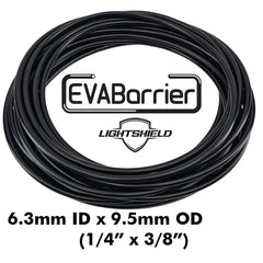 Black Lightshield EVABarrier 6.3mm ID x 9.5mm OD - Double Wall EVA - per metre
