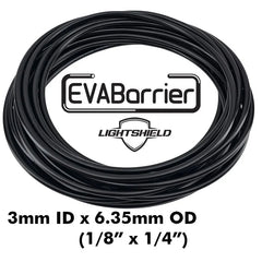 Black Lightshield EVABarrier 3mm ID x 6.35mm OD - Double Wall EVA