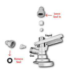 Kegland S-Type Keg Coupler S.S