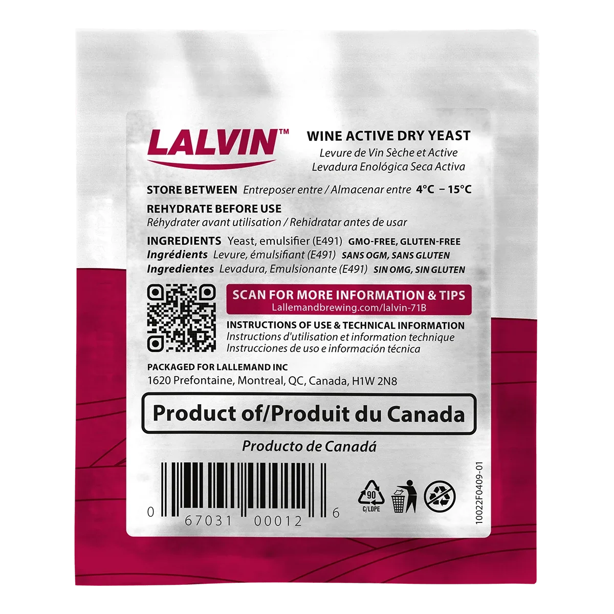 Lalvin Bourgovin RC212™