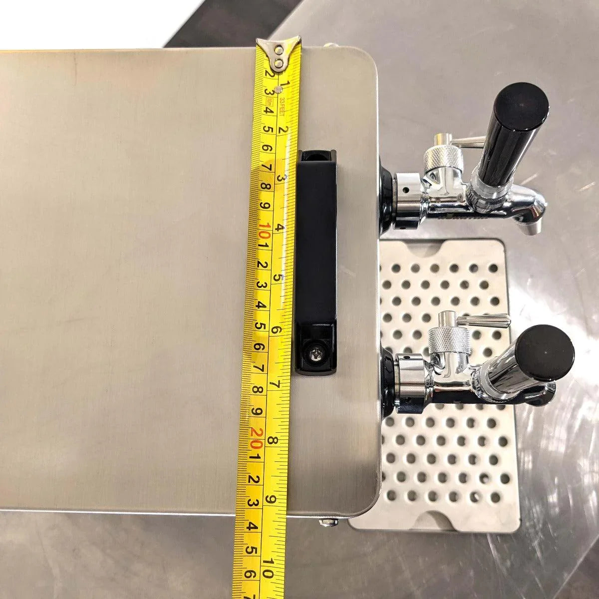 Benchy - Carbon - Double Taps Bench Top Keg Dispenser (Stainless FC Taps)12v/ 24v/240V