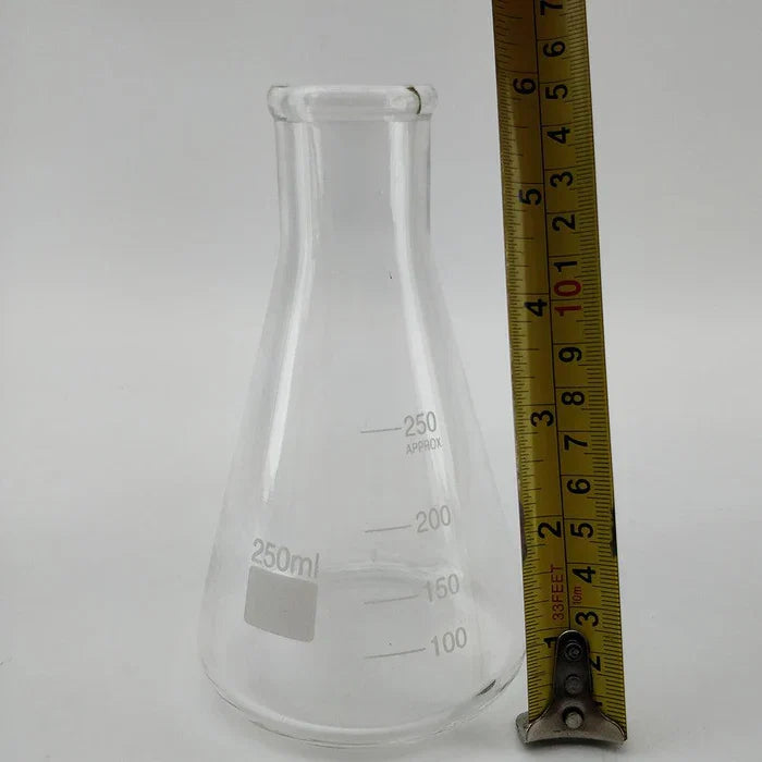 Borosilicate Erlenmeyer Conical Flask 250mL