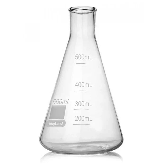 Borosilicate Erlenmeyer Conical Flask 500mL