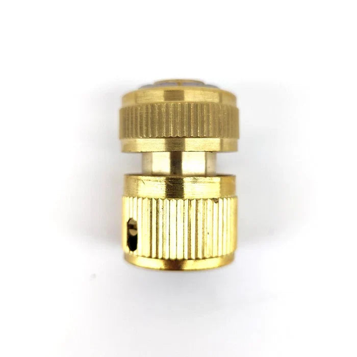 Brass Female Garden Hose Connector x 12mm - 1/2'' Grip Hose Connector