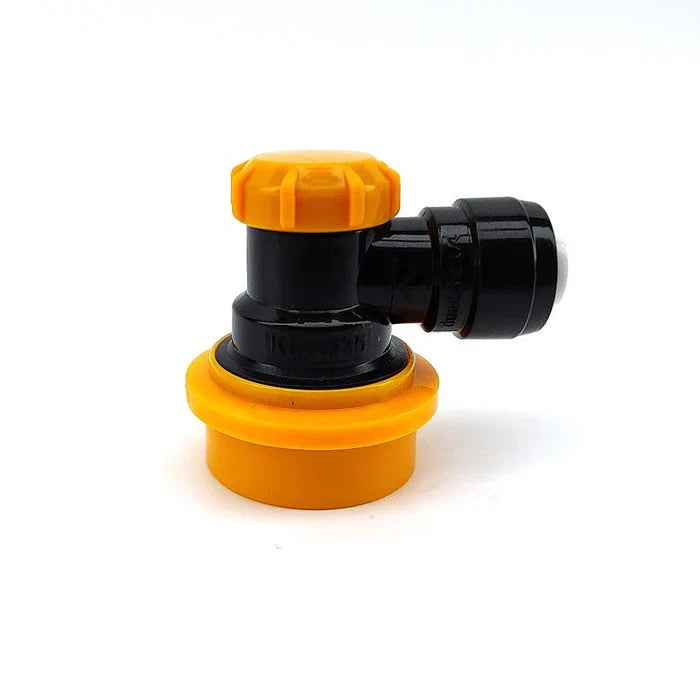 duotight 6.35mm (1/4inch) x Ball Lock Disconnect - (Black + Yellow Liquid)
