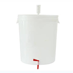 30L Bucket Fermenter - With airlock, temp sticker & tap