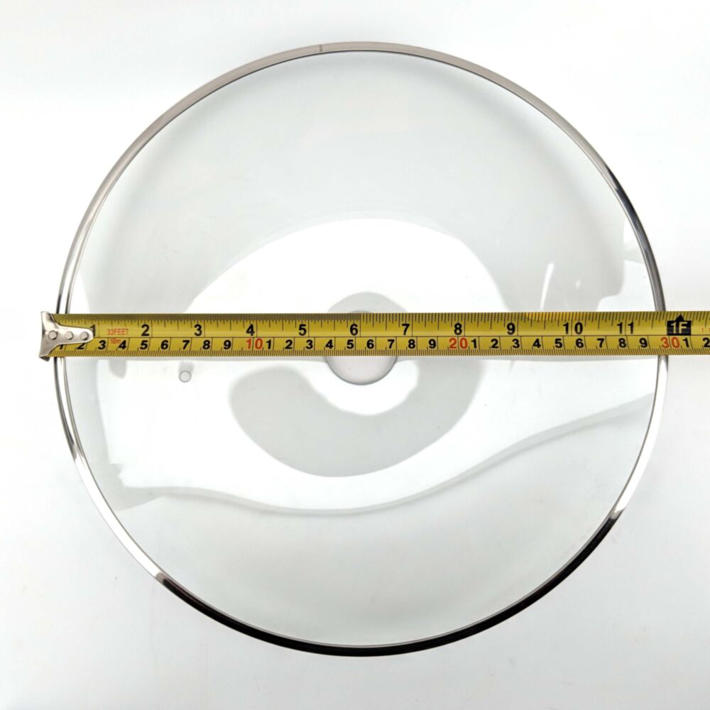 35L BrewZilla / Robobrew / DigiBoil - Replacement Glass Lid with Hole (no handle knobs)