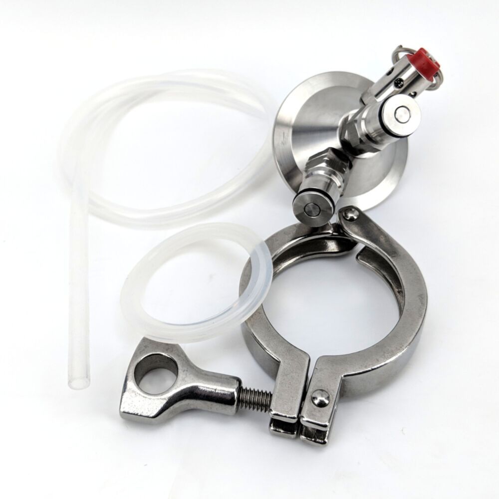 Ball Lock Tapping Head to 2 Inch Tri-Clover (Commercial Keg Adaptor)