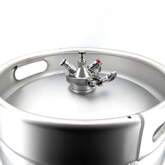 Ball Lock Tapping Head to 2 Inch Tri-Clover (Commercial Keg Adaptor)