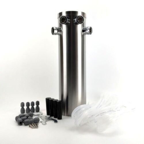 4 tap Stainless Steel Beer Tower
