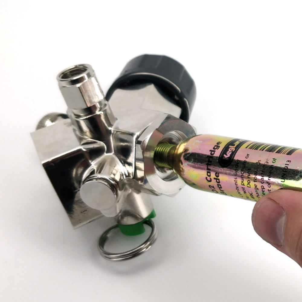 KegLand Mini 360 Core Actuator Regulator - Sodastream & 16g Bulb Compatible