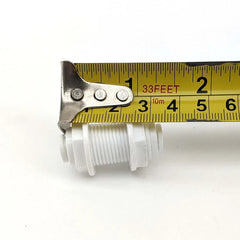 3/8" x 3/8" Bulkhead with Locknut