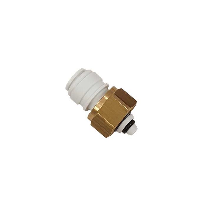 John Guest 3/8" x 1/2" BSP Keg gas inlet adapter with Non-return Valve PI561214CS-NRV